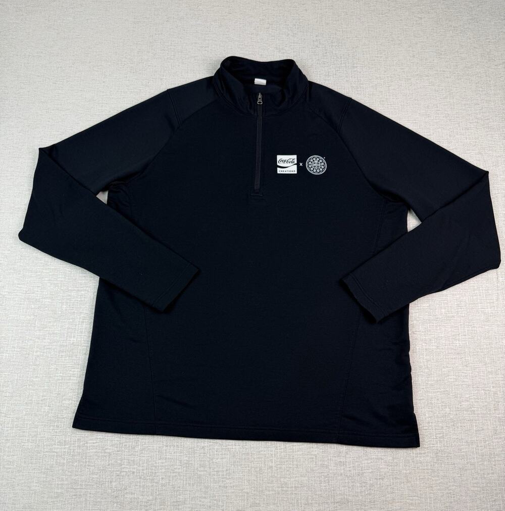 Coca-Cola Oreo Creations Sport-Tek 1/4 Zip Pullover Men’s XL Black Collab